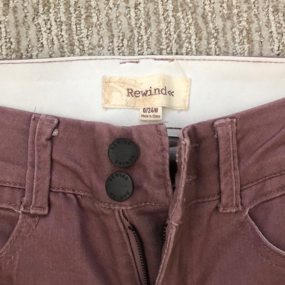 Light maroon Rewind Jeans - Picture 2 of 3